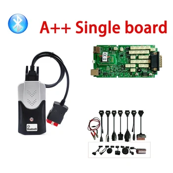 

DHL 5pcs/Lot new vci Scanner High Quality Single Board VD DS150E CDP tcs cdp pro 2015.R3/2016.R0 keygen active+8pcs car cables