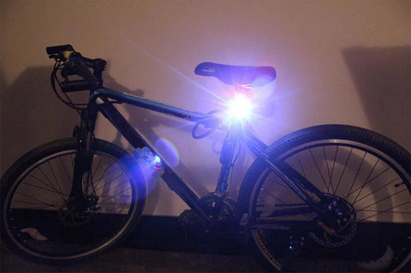 Top 2019 Cycling LED Waterproof bike Bicycle Front Rear Tail Red White Flash Lights Safety Warning Lamp Cycling Safety Caution Light 11