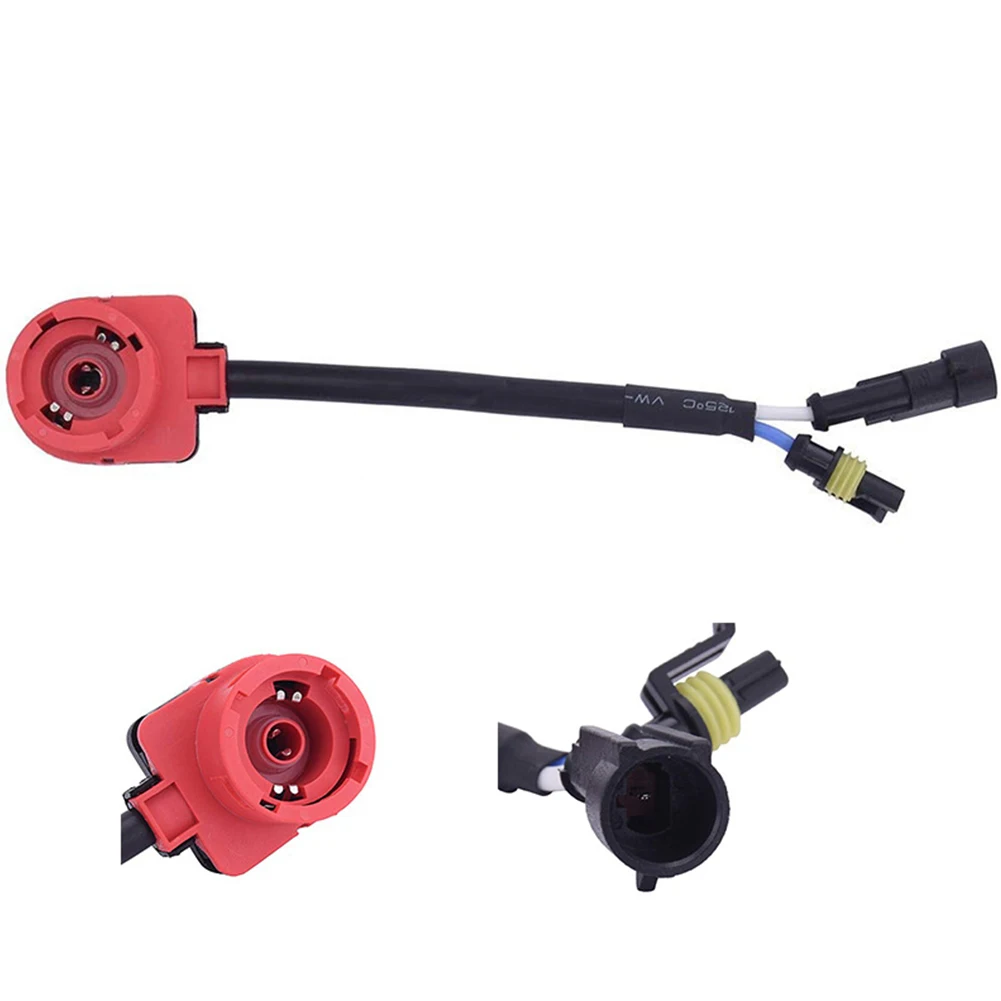 

2PCS Connector Light Base Practical Converter Socket Plug Replaceable Durable For HID Bulb Ballast Adapter Cable For D2S D4S