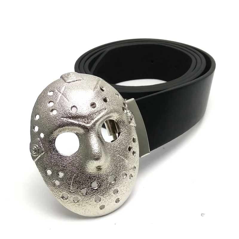 Drop shipping Belts for men with " friday the 13th" jason voorhees 3D