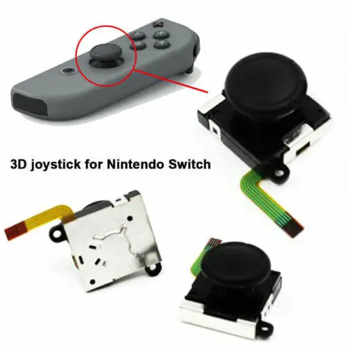 Сменный джойстик рокер 3D Аналоговый для пальца Nintendo Switch Joy Con UK|Запасные части| |