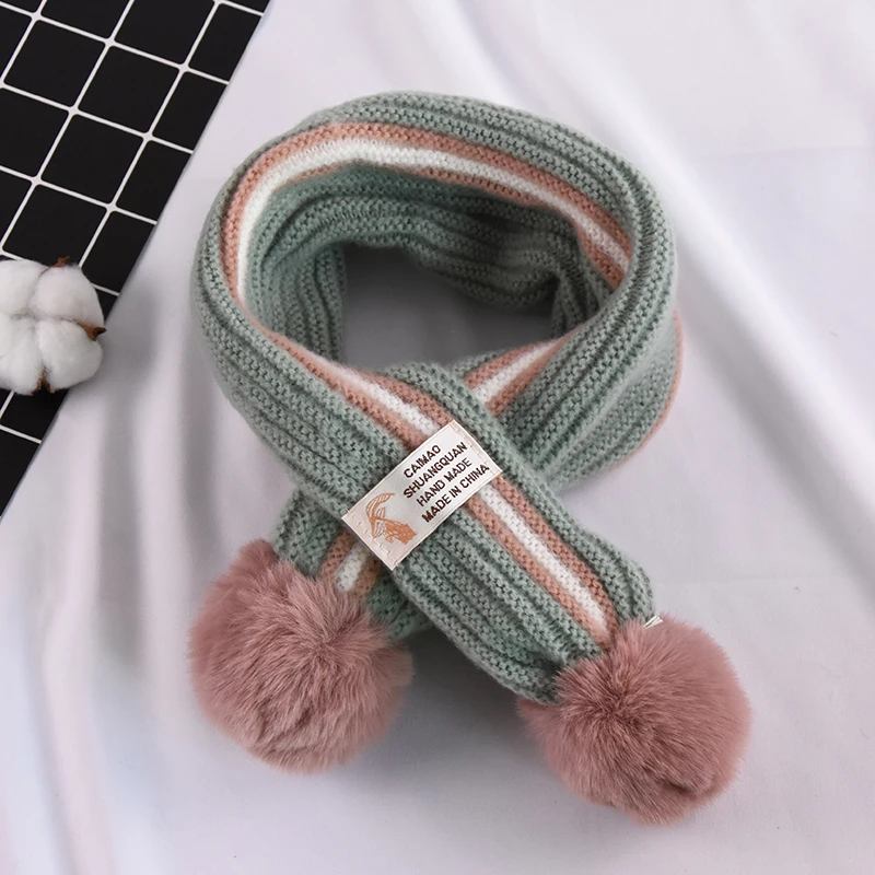 Winter Cute Thick Scarves Boy Casual Warm Scarf Kids Boy Girs Scart