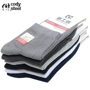 

Cody Steel Cotton Mens Socks Fashion Breathable Socks Brand Man Comfortable Casual Business Socks For Men 3pairs/lot