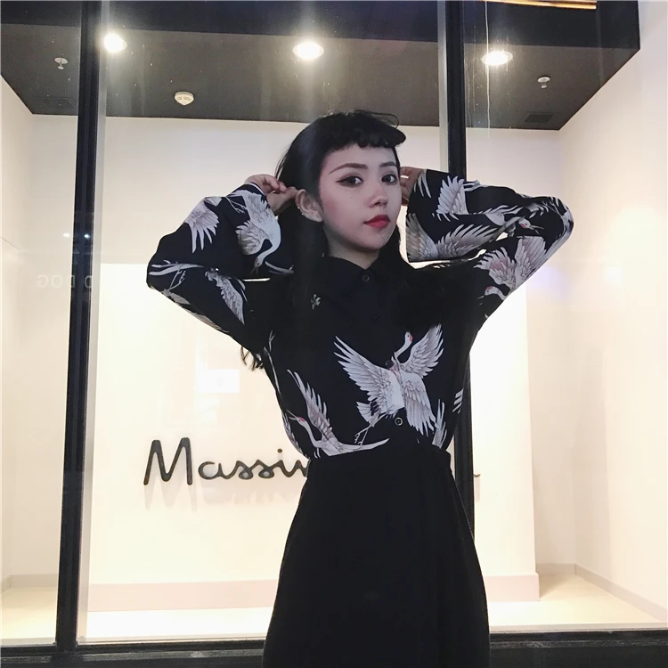 Cheap wholesale 2018 new autumn winter  Hot selling women's fashion casual ladies work Shirts G95 - 32904291026