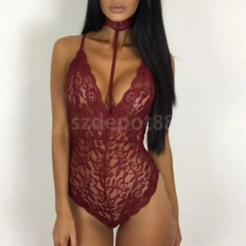 red one piece bathing suit