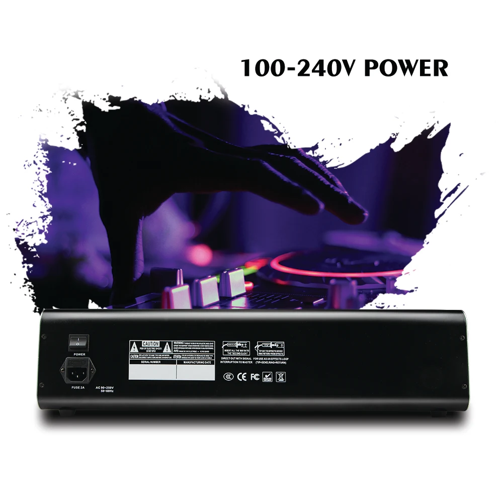XTUGA MRV122FX 12 канальный аудио микшер звуковая плата ультра-Мода из всех металлических шасси с цифровым дисплеем MP3, Bluetooth, EQ, эффект