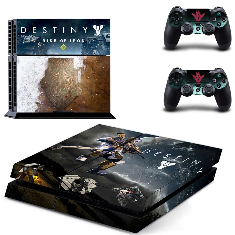 Destiny 2 PS4 кожи Стикеры наклейка для Sony Игровые приставки 4 консоли и контроллера