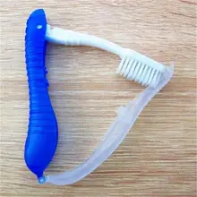 Новейшая 1 шт. Складная зубная щетка пластиковая прочная мини-зубная щетка для путешествий