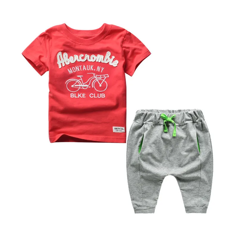 2017 Fashion Kids Clothes Children Summer Clothing Sets Baby Boys Hip Hop Cotton Outfits Costumes Tracksuit Disfraz Infantil03