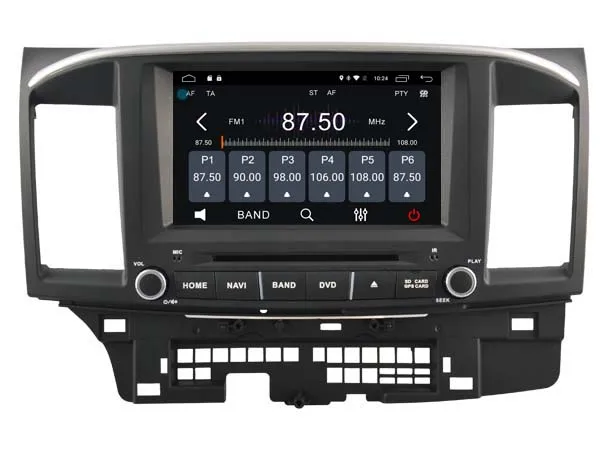 Flash Deal Android 8.1 quad core car dvd player media stereo radio gps wifi carplay TPMS obd DVR headunit for Mitsubishi Lancer 2006-2014 5