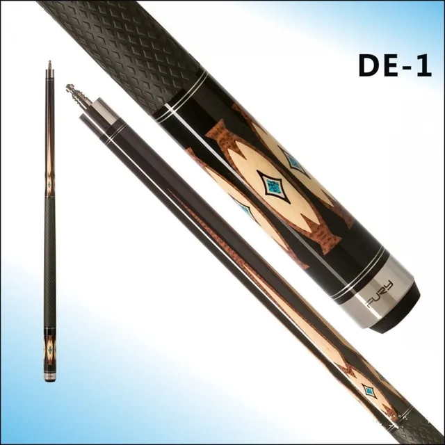 Best price at $112 Cheap Pool Cue FURY DE Series 147cm Billiards American 11.75mm / 13 mm tip (optional) 8 Ball 9 Ball pool Stick DE-1