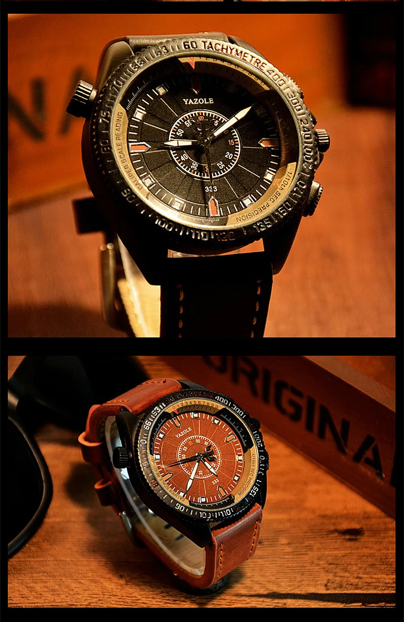 YAZOLE мужские часы Топ бренд класса люкс военные спортивные часы мужские часы светящиеся мужские часы saati masculino relogio hombre