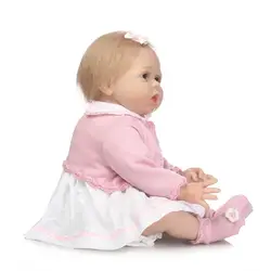 NPK кукла 55 см Reborn Baby Doll Реалистичного для маленьких девочек куклы дети Playmate младенцев раннего образования игрушки S7JN