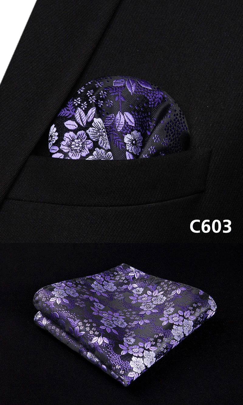 Цветочный Для мужчин Silk Pocket Square Hanky Свадебная вечеринка платок # C6 платок классический свадьбу