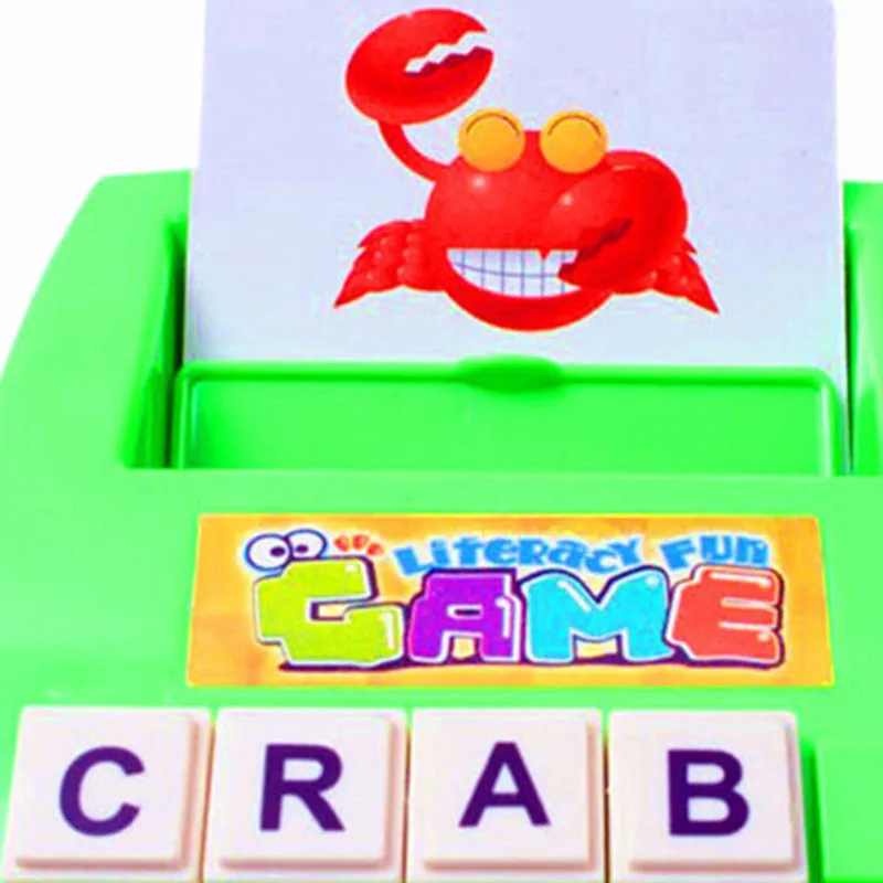 Детская обучающая алфавиту игрушка игра узнать английская головоломка со словами, развивающая игрушка для детей, оптовая продажа, Прямая