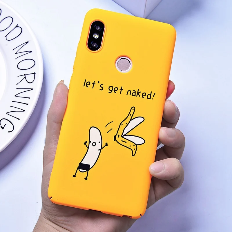 Hisomone Cute Cartoon Phone Case For Xiaomi Redmi Note 5 Patterned Yellow Back Cover Case For Xiaomi Redmi 4X 5 Plus Mi A1 5X