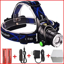 High Power XML T6 XM L2 LED Headlamp Headlight Caming Hunting Head Light Lamp 4 Modes