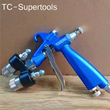 Двойная головка пистолет-распылитель посеребрение хромированный пистолет-распылитель двойная головка двухкомпонентный из нержавеющей стали