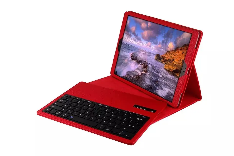 

New For iPad Pro 12.9" 2017 Keyboard Magnetic Detachable Bluetooth Folio PU Stand Funda for iPad Pro 12.9 Keyboard Cover