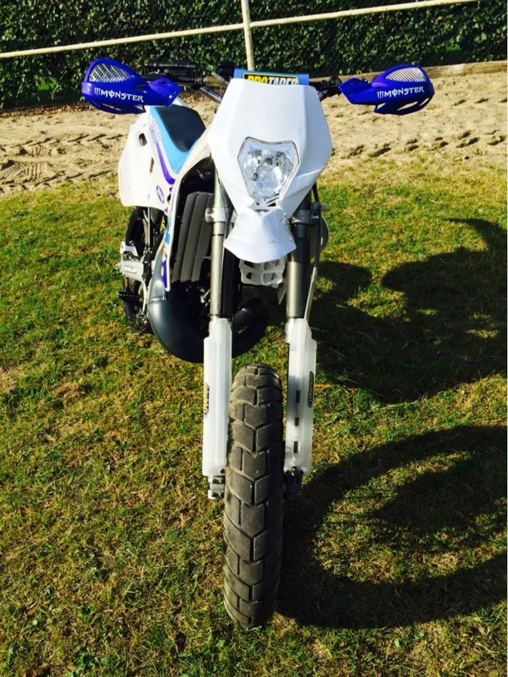 Передние крылья+ мотоцикла Байк супермото Универсальный фара обтекатель для Honda Yamaha Suzuki KTM DRZ KX yz