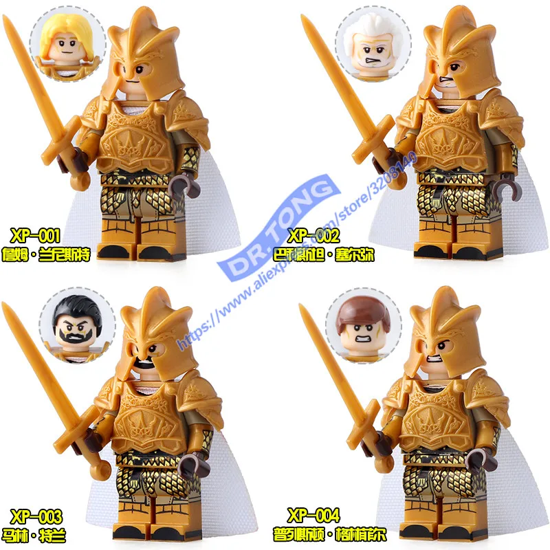 Singal Продажа Игра престолов MOC Льда и Огня серии Jaime Lannister Барристан Selmy Meryn Trant Greenfield Building Bloks игрушки