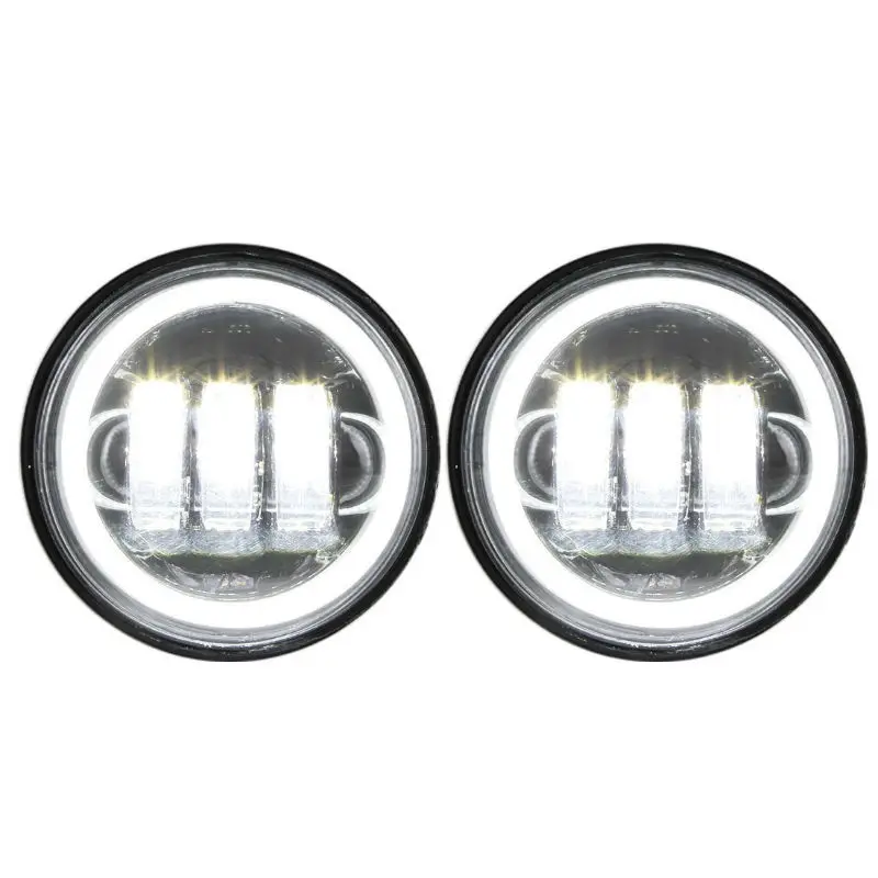 4.5inch LED fog light black with halo6800