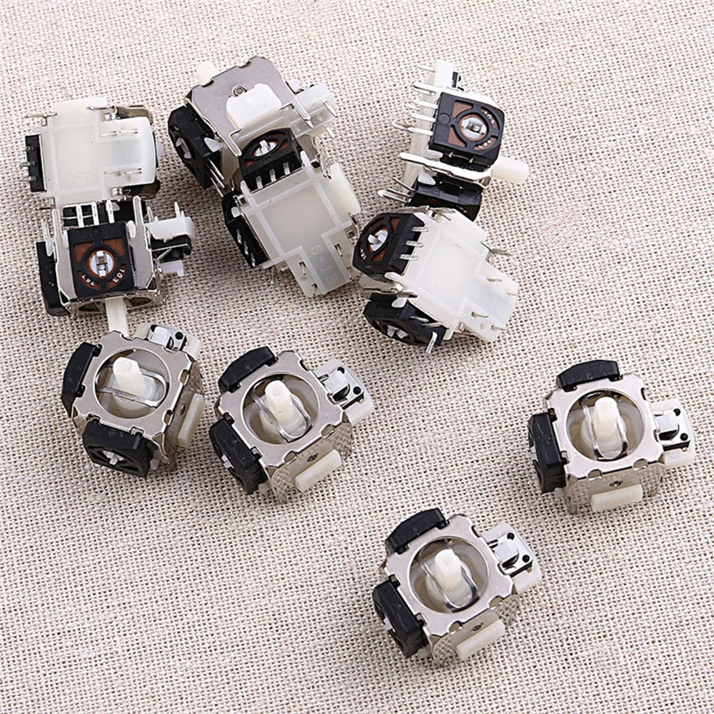 

Useful 10Pcs/Set Analog Stick Joystick Replacement Parts for PS2 PS3 XBox360 Game Joystick Accessories