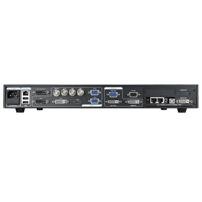 Светодиодный видеопроцессор AMS LVP815S TS802D входная плата DVI HDMI VGA AV SDI 3840*640 2304*1152 как