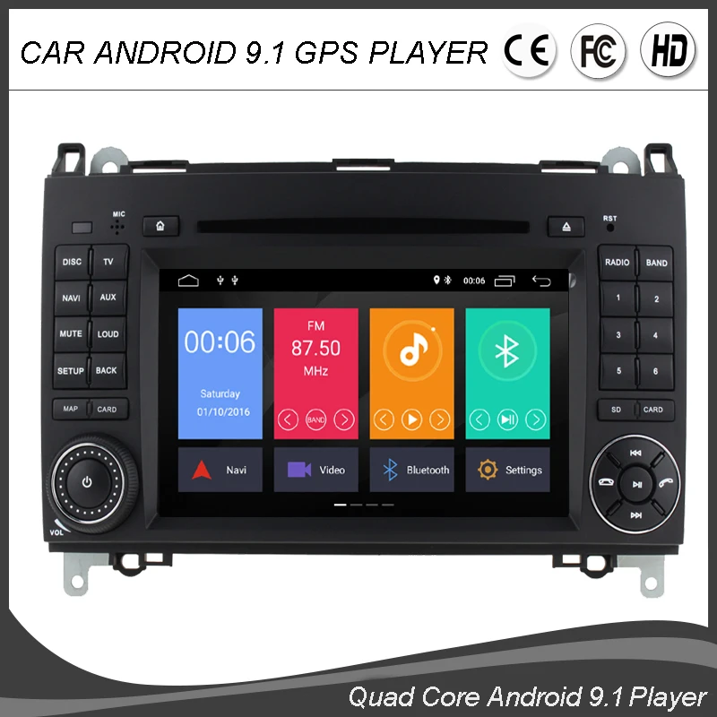 7'ɺndroid 9 0 четырехъядерный автомобильный DVD GPS плеер для Mercedes Benz Sprinter/W906/W209/W311/W315