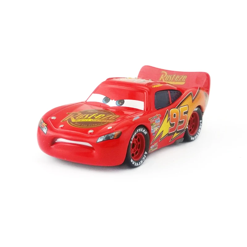Disney Pixar Cars Angry Lightning McQueen металлическая литая под давлением игрушечная машина 1:55