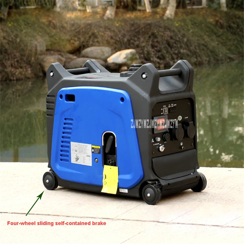 XY157F Digital Inverter Gasoline Generator Silent Portable Camping Household Gasoline Generator Set 3000W 220V 3000r/min 5.7L XY157F Digital Inverter Gasoline Generator Silent Portable Camping Household Gasoline Generator Set 3000W 220V 3000r/min 5.7L
