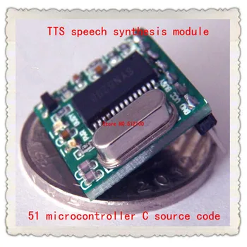 

5PCS SYN6288 voice TTS module Speech synthesis Serial port control Free recording 51 microcontroller C source code