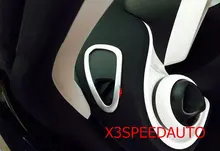 Free Shipping Chromed Interior Front UP Air Flow Vent Fender Decoraton Trim For Mercedes-Benz Smart Fortwo 2015