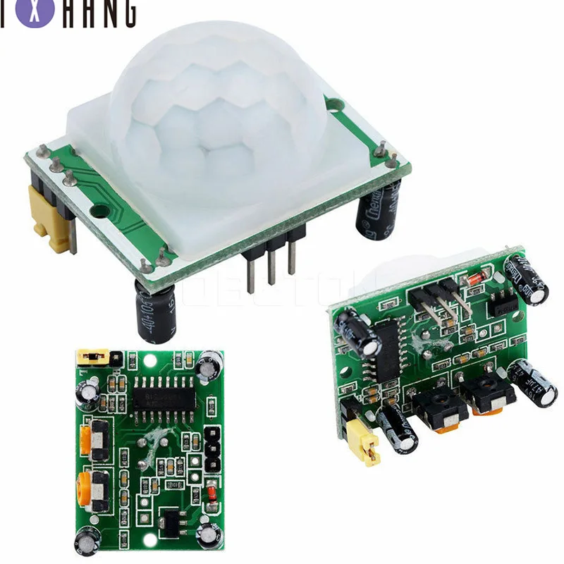 

HC-SR501 Adjust IR Pyroelectric Infrared PIR Motion Sensor Detector Module