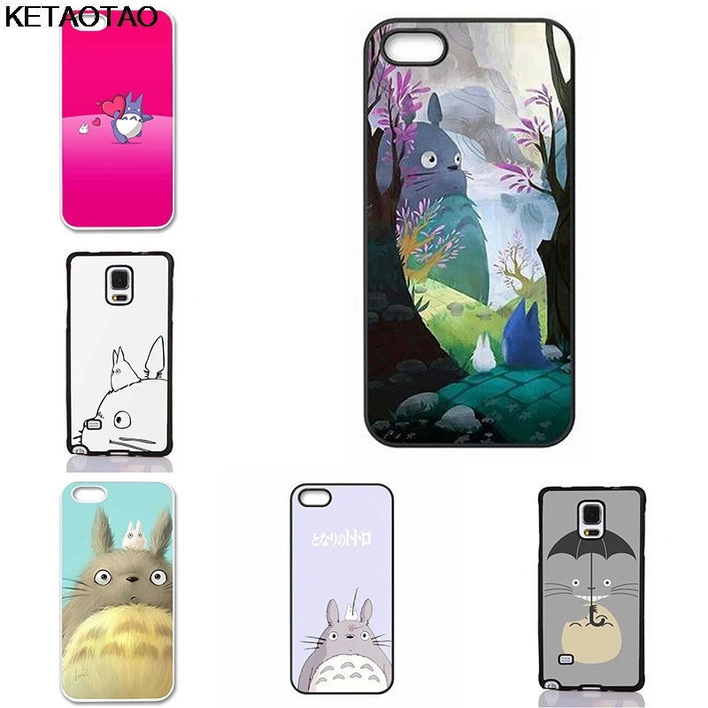 KETAOTAO Mon voisin Totoro Studio Ghibli чехлы для телефонов Samsung S3 S4 S5 S6 S7 S8 S9 NOTE 4 5 7 8 Чехол Мягкий
