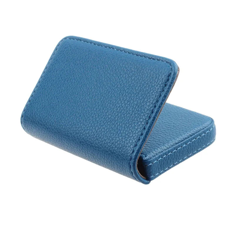 Кожа Для мужчин алюминиевый кошелёк задний карман ID держатель для Карт RFID Блокировка мини-волшебный кошелек Автоматическая кредитной