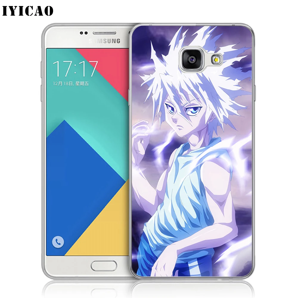 IYICAO Killua Zoldyck hunter x Мягкий силиконовый чехол для телефона Samsung A10 A30 A40 A50 A70 M10 M20 M30 TPU