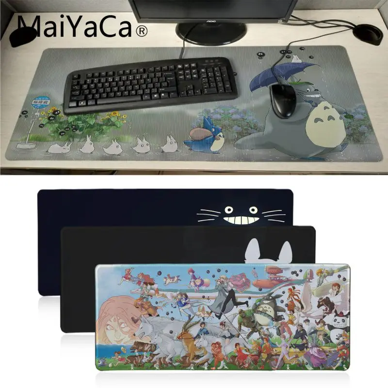 

Maiyaca New Designs My Neighbor Totoro anime mouse pad gamer play mats notebook Office Mice Gamer Soft Lockedge gaing Mouse Pad