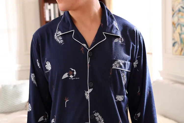 2019 Весна 100% хлопок пижамы для девочек для мужчин с длинным рукавом Пижама Мягкая удобная Пижама принт Домашняя одежда Loungewear домашняя одежда