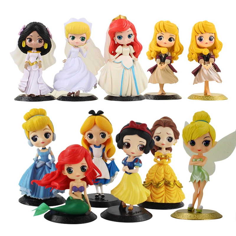 Q Posket игрушечная фигурка принцессы Белоснежка белые русалки спутанные спящие