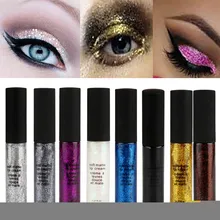 8 цветов Металлические дымчатые глаза тени для век водоустойчивые, блестящие жидкие подводки для глаз и тени-карандаш Jun27 Прямая MG180315 Прямая поставка