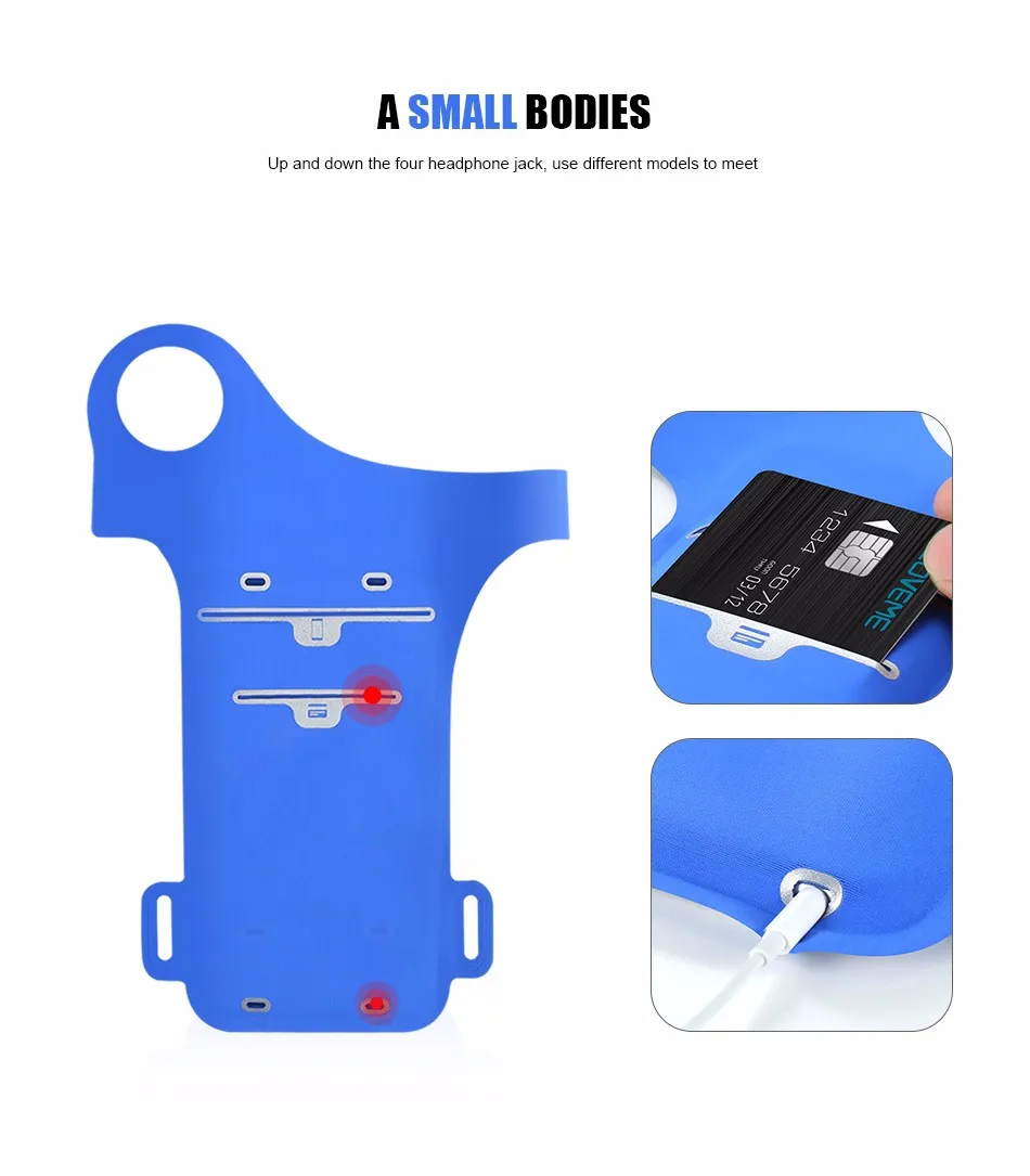 FLOVEME Ride Thumb Arm Band Case For iPhone 6 7 6S Plus 5S SE Waterproof Sport Bag For Samsung Galaxy S6 S7 Edge J5 J7 A5 S5 A5 (6)