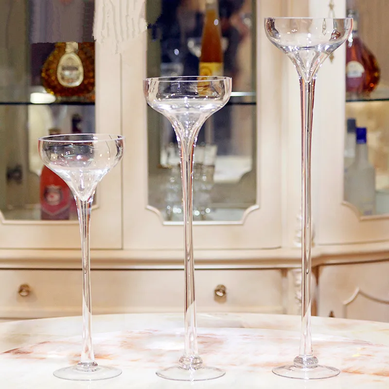 Модное свадебное украшение реквизит hanap прозрачная стеклянная ваза бокал для вина столовая настольная ваза мусс