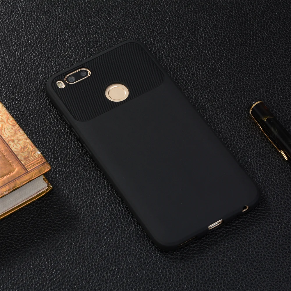 Fundas Xiaomi Mi 5X A1 Чехлы мягкая резина термопластичный полиуретан Силиконовая задняя