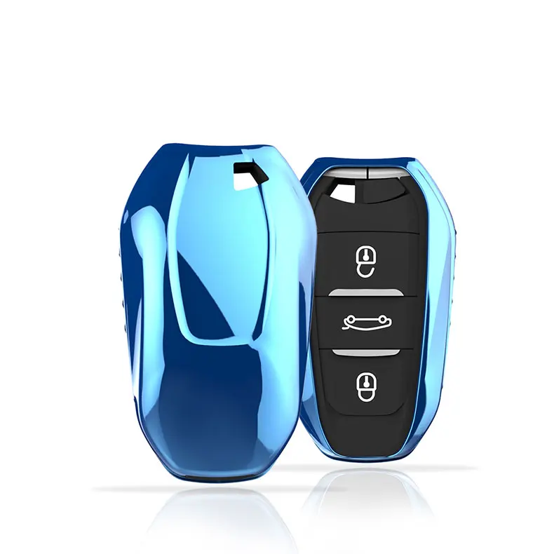 

Auto Accessories Car key case Soft TPU Smart Remote Key cover shell fit for Peugeot 3008 4008 5008 Citroen C4 C4L C6 C3-XR