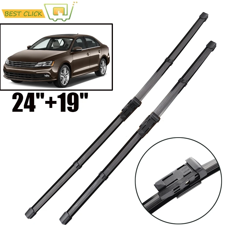 

Misima For VW Jetta 6 A6 Front Window Wiper Blade 2017 2016 2015 2014 2013 2012 Windshield Windscreen Wiper Blades Specific Fit