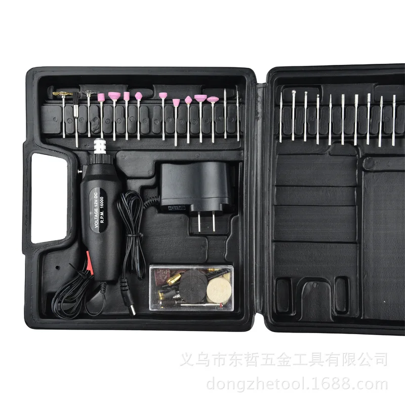 

60pc 12V Electric Angle Grinder MiNi Grinding Engraving Speed Electric Mill