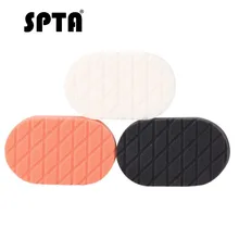 SPTA Light Cut Finishing Polishing Pad Sponge Foam Buffing Hand Buffer Pads Tools For Car Wax Waxing Buff Polisher Machine Auto