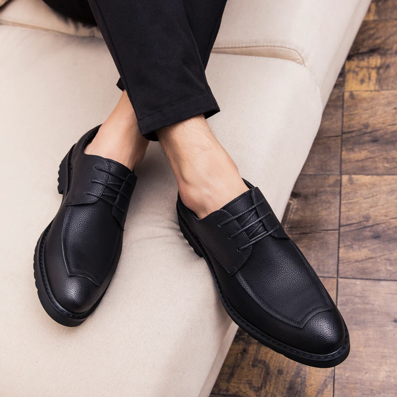 italian genuine leather shoes men formal designer dress male footwear high quality spring wedding office oxfords shoes for men (17)