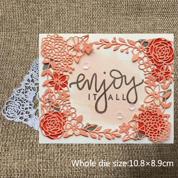 

New Design Craft Metal Cutting Dies Cut Die Flower string corner Scrapbooking Album DIY Paper Card Craft Embossing Die Cuts